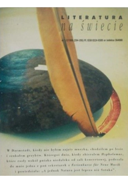 Literatura na świecie Nr 1-2/96