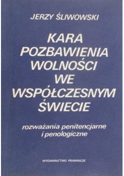 Kara pozbawienia wolności we współczesnym świecie
