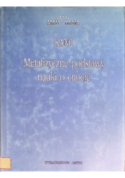 Metafizyczne podstawy nauki o cnocie