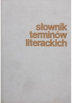 Słownik terminów literackich