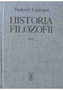 Historia Filozofii Tom I