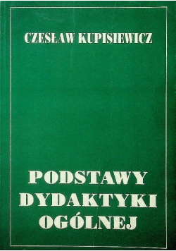 Podstawy dydaktyki ogólnej