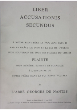 Liber Accusationis Secundus