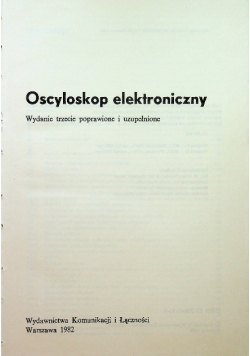 Oscyloskop elektroniczny