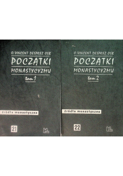 Początki monastycyzmu Tom 1 i 2