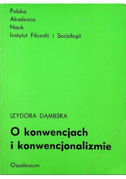 O konwencjach i konwencjonalizmie