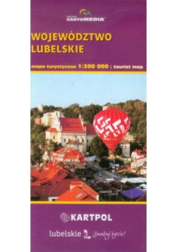 Województwo lubelskie mapa turystyczna 1:300 000