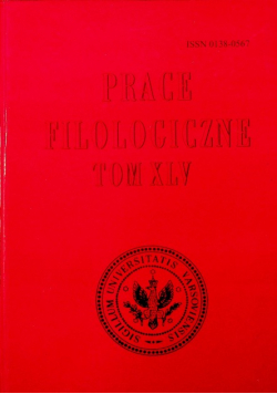 Prace filologiczne Tom XLV