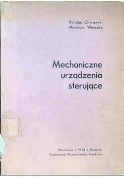 Mechaniczne urządzenia sterujące