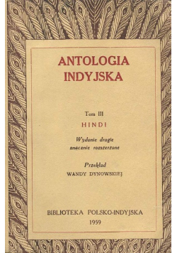 Antologia indyjska Tom III