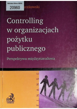 Controlling w organizacjach pożytku publicznego Perspektywa międzynarodowa