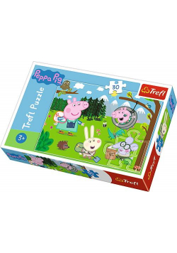 Puzzle 30 Świnka Peppa Leśna wyprawa TREFL