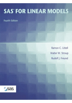 SAS for Linear Models