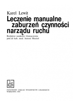 Leczenie manualne zaburzeń czynności narządu ruchu