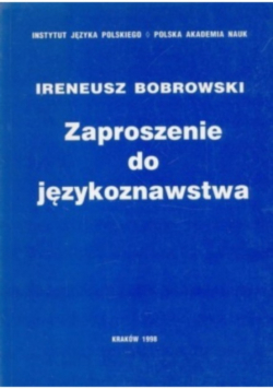 Zaproszenie do językoznawstwa
