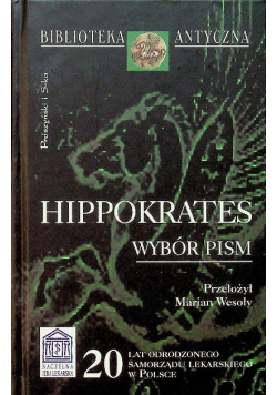 Hipokrates Wybór Pism