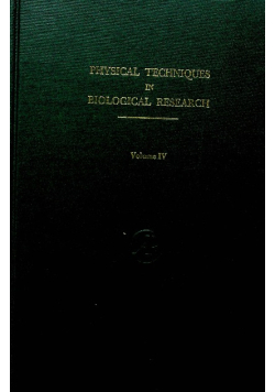 Physical Techniques in Biological Research Vol 4
