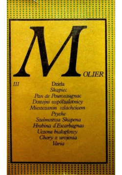 Molier Dzieła Tom III