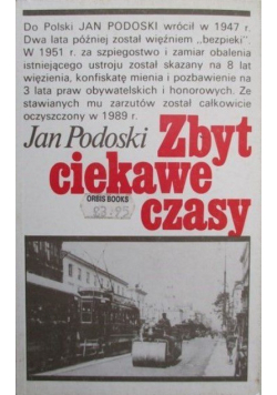 Zbyt ciekawe czasy