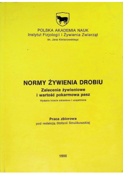 Normy żywienia drobiu