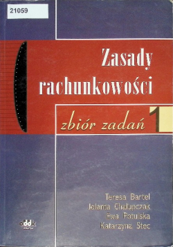 Zasady rachunkowości zbiór zadań 1