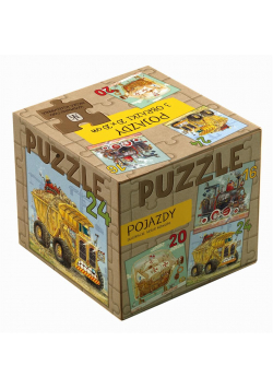 Puzzle 3w1 - Pojazdy