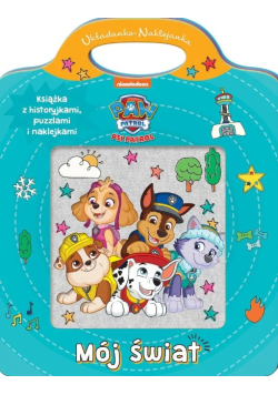 Psi Patrol. Układanka-Naklejanka. Mój świat