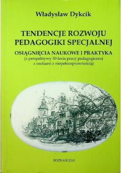 Tendencje rozwoju pedagogiki specjalnej
