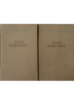 Anna Karenina Tom I i II