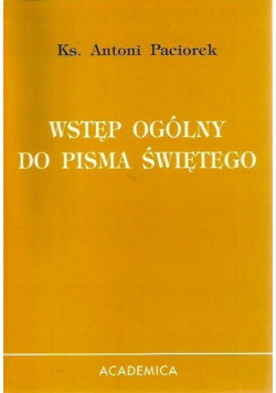 Wstęp ogólny do pisma świętego