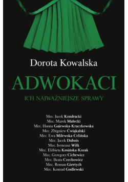 Adwokaci Ich najważniejsze sprawy