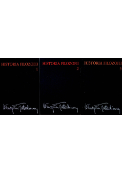 Historia filozofii Tom 1 do 3