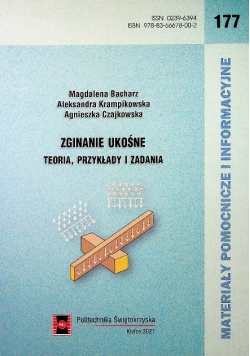 Zginanie ukośne teoria przykłady i zadania Nr 177 / 21