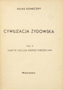 Cywilizacja Żydowska Tom II