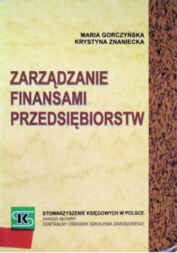 Zarządzanie finansami przedsiębiorstw