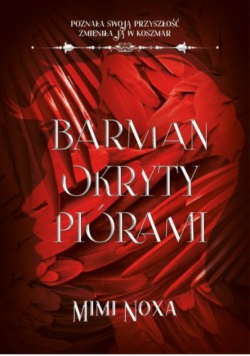 Barman okryty piórami