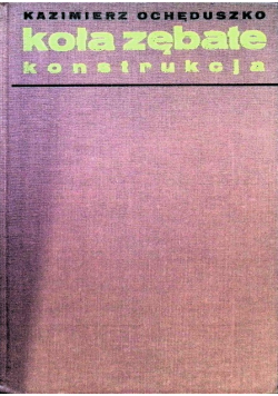 Koła zębate konstrukcja