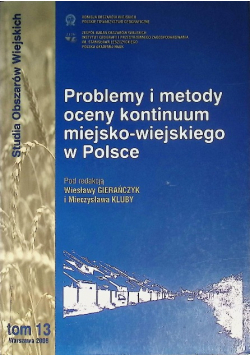 Problemy oceny kontinuum miejsko-wiejskiego Polska