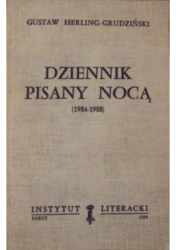 Dziennik pisany nocą (1984-1988)