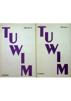 Tuwim Wiersze Tom 1 i 2