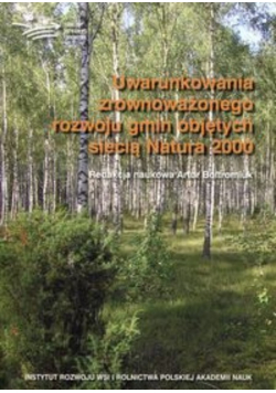 Uwarunkowania zrównoważonego rozwoju gmin objętych siecią Natura 2000
