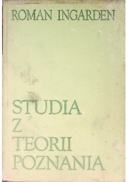 Studia z teorii poznania