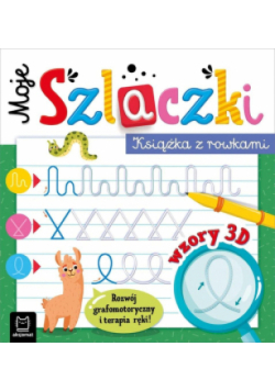 Moje szlaczki. Książka z rowkami. Wzory 3D