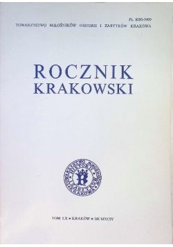Rocznik Krakowski Nr 60 / 94