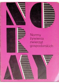 Normy żywienia zwierząt gospodarskich