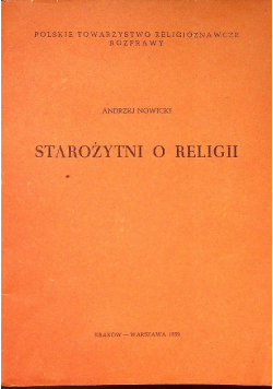Starożytni o religii