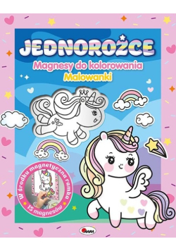 Magnesy do kolorowania Jednorożce