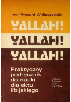 Yallah Praktyczny Podręcznik Do Nauki Dialektu Libijskiego