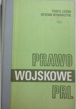Prawo wojskowe PRL