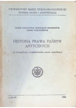 Historia prawa państw antycznych